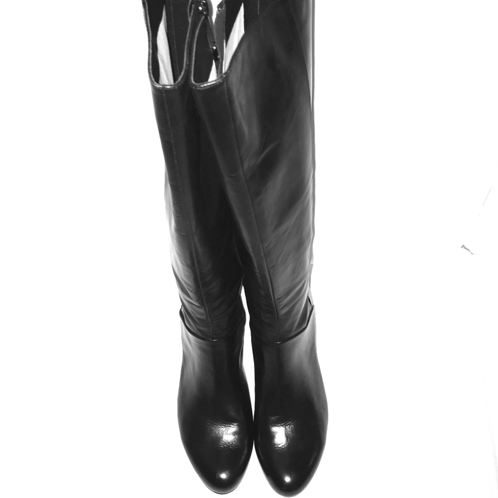 Trotters Black Leather Boots
